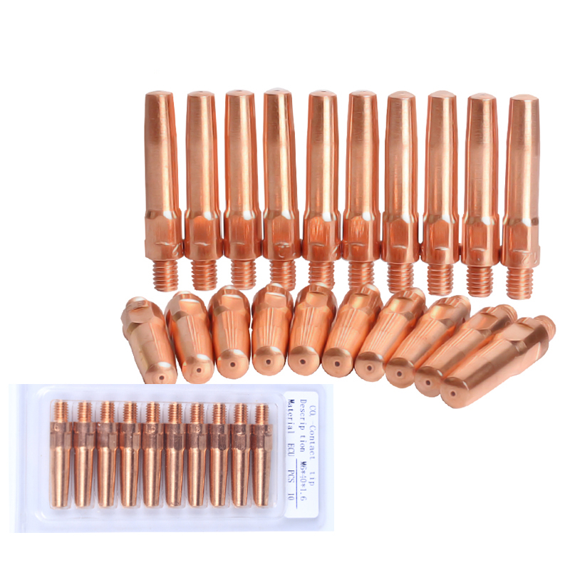 藤印象二保焊导电嘴铬锆铜08101214送丝咀气保焊机配件精车9级铬镐铜