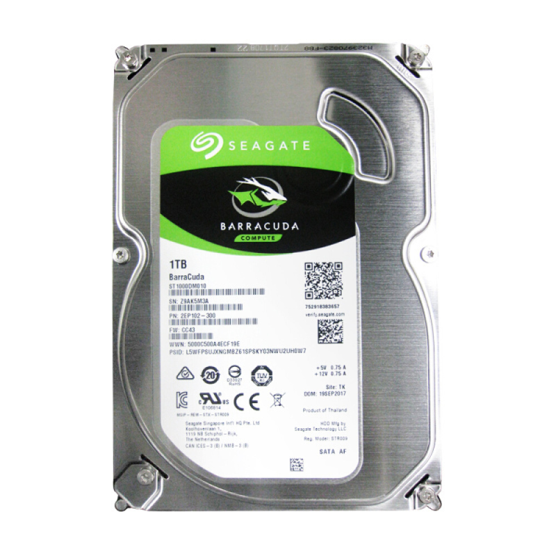 希捷 ST1000DM 1TB台式机电脑机械存储硬盘 缓存64MB.