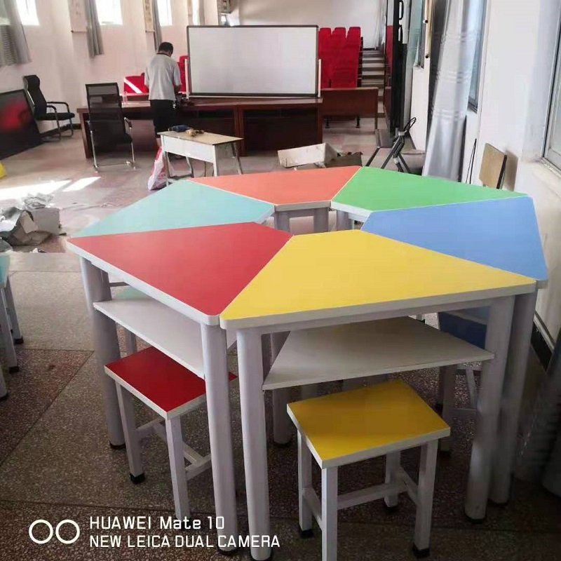首指(SZ)彩色课桌椅/SZ-CS1高清大图