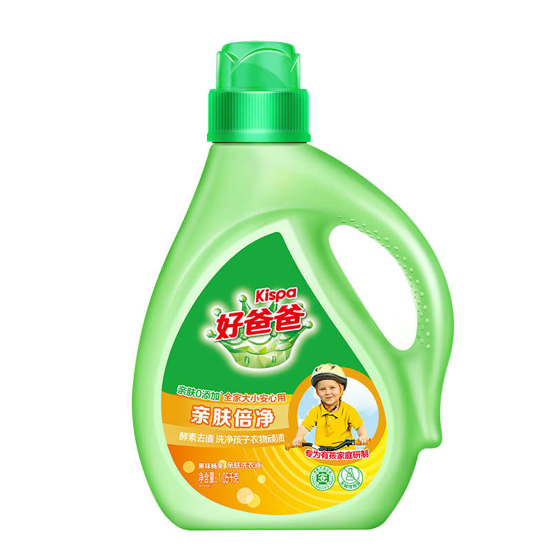 好爸爸 亲肤倍净洗衣液五件套1850克高清大图