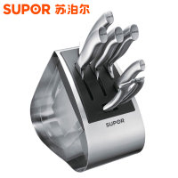 苏泊尔(SUPOR)T0914Q刀具套装不锈钢七件套菜刀套装厨房家用刀具多用组合套刀