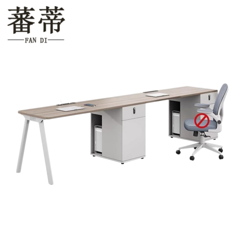 蕃蒂 办公桌 2800*600*750mm 张高清大图