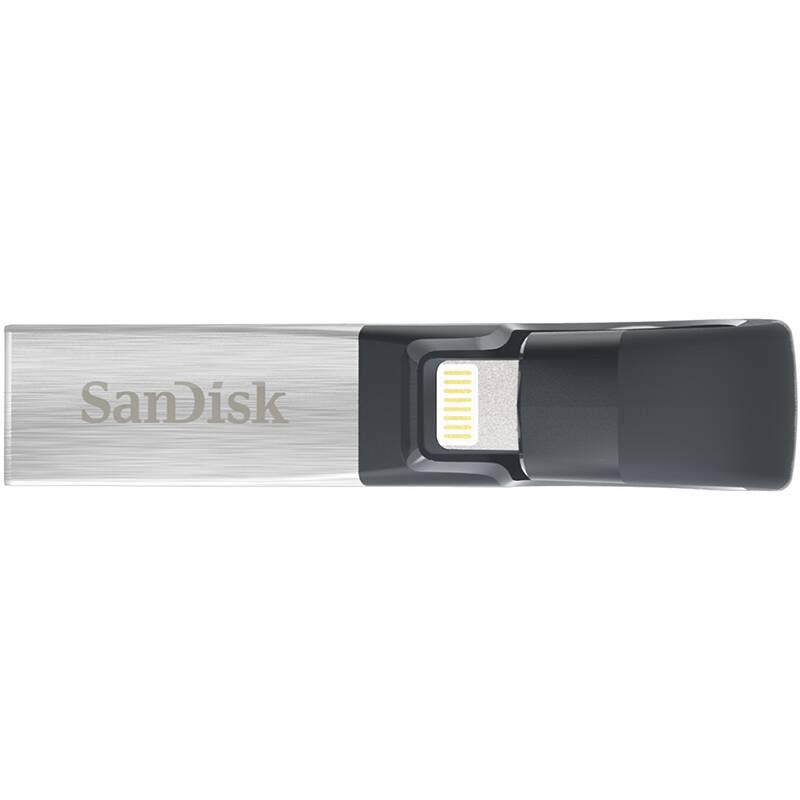 闪迪(Sandisk)32GB 欢欣i享苹果手机U盘 iPhone/iPad内存扩容 银色