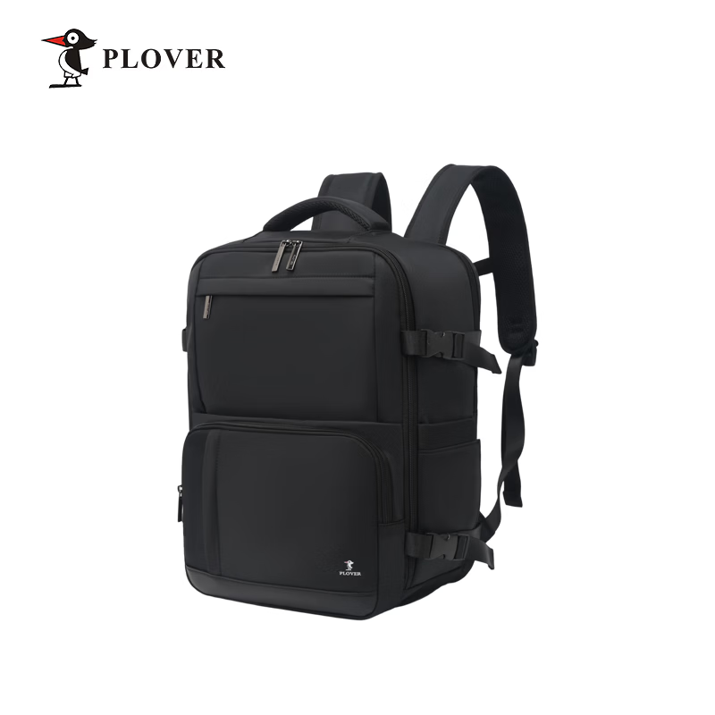 啄木鸟PLOVER休闲商务双肩背包黑色GDXXB088-A(个)高清大图