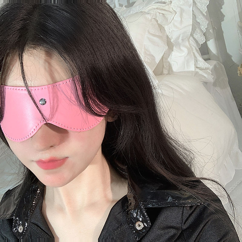 sm性感皮质眼罩黑暗视觉剥夺遮光蒙眼情调情趣道具角色扮演眼罩高清大图