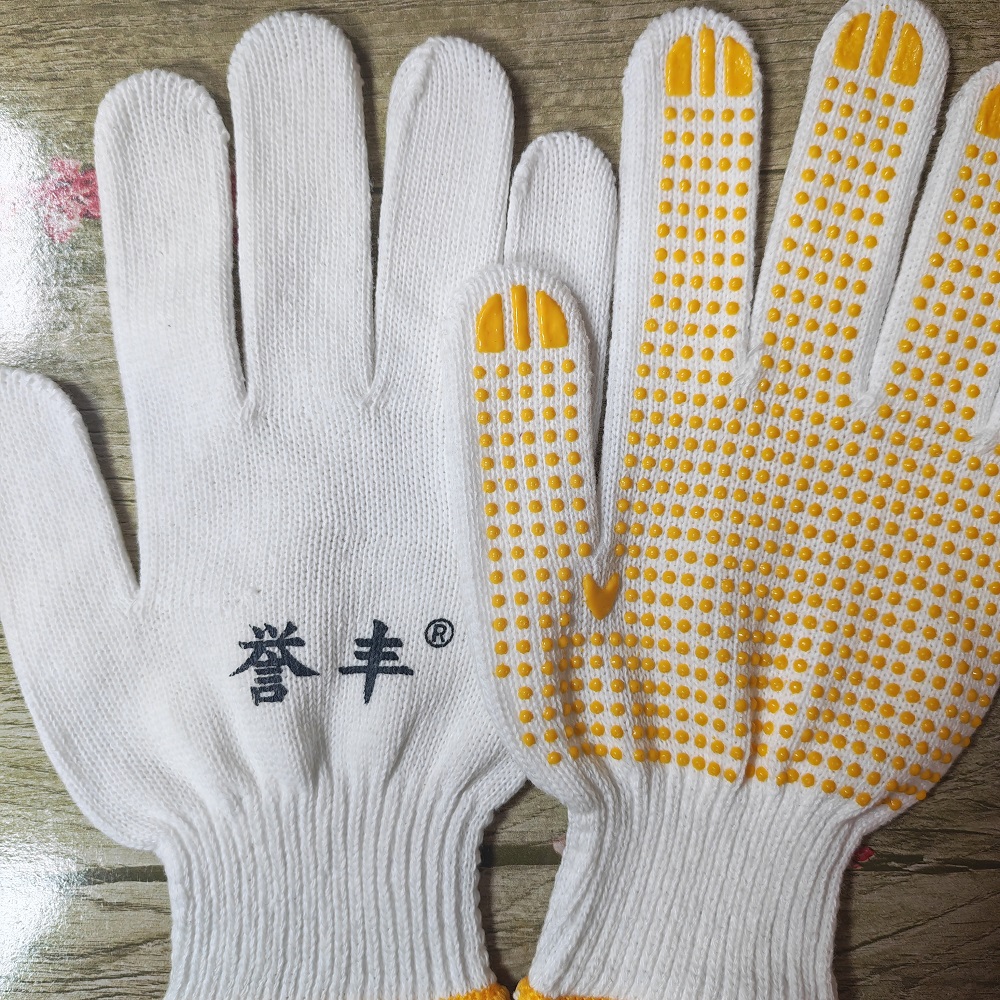 誉丰YF-5144点胶纯棉线手套 1双高清大图