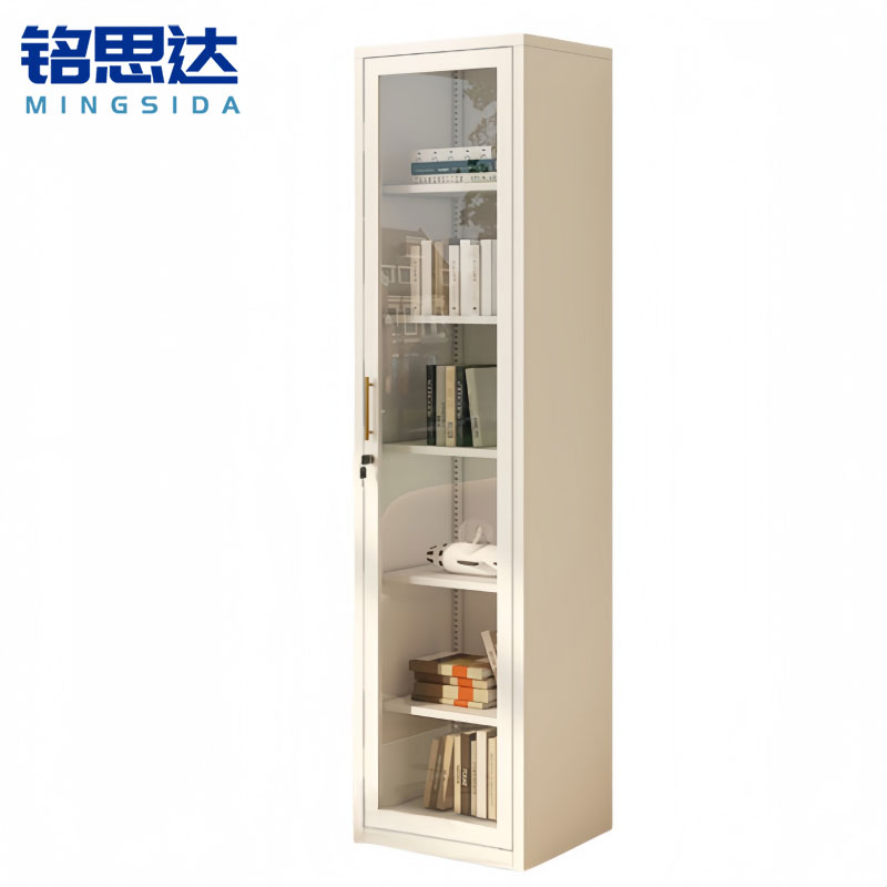 铭思达书柜单门台高清大图