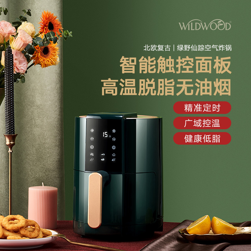 wildwood空气炸锅家用小新款无油全自动智能触控电薯条机多功能