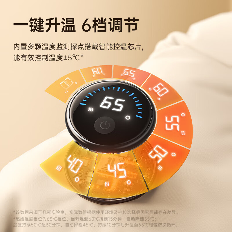 几素云·暖手袋-羽绒款Warmer Pro 1(HW10) 10000mAh 米白色高清大图