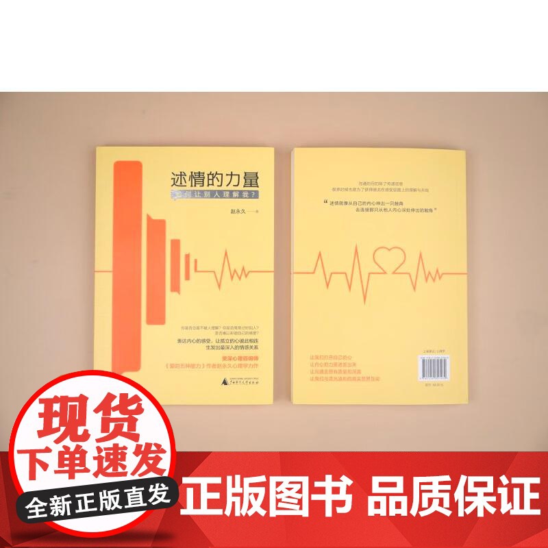 述情的力量:如何让别人理解我? 《爱的五种能力》作者、资深心理咨询师赵永久新作 广西师范大学出版社高清大图