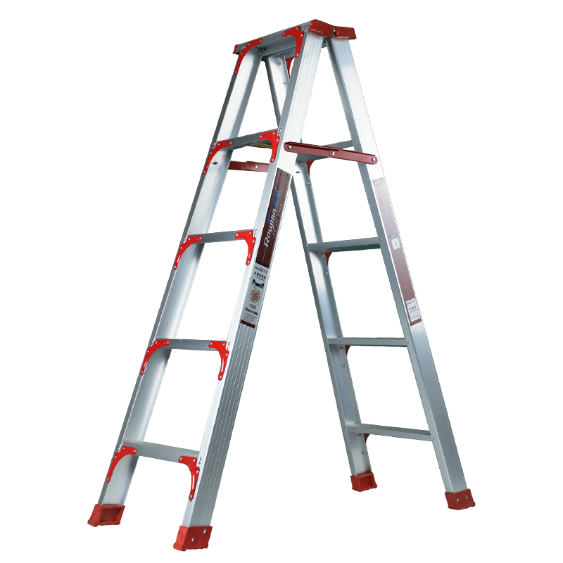 铝合金梯子加宽加厚双侧梯人字梯家用多功能合梯伸缩升降折叠楼梯闪电