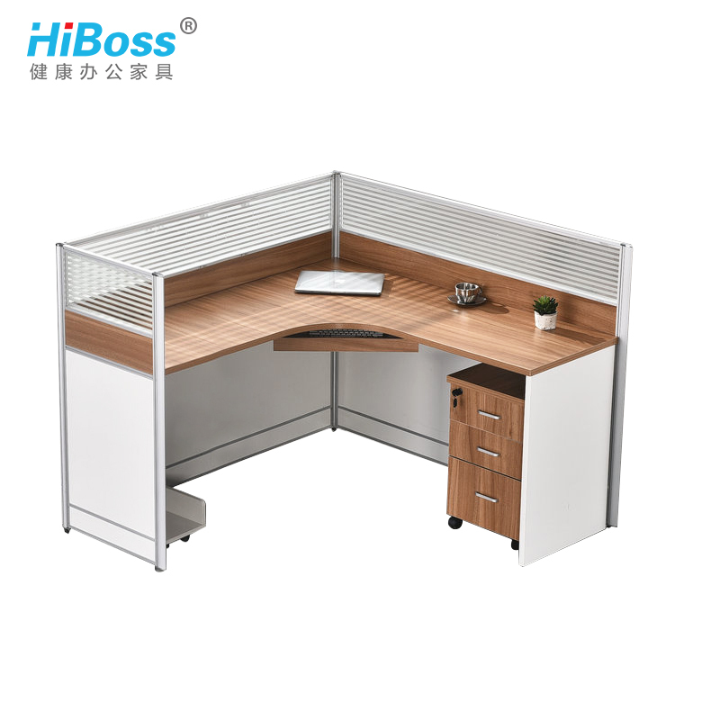 HiBoss办公桌屏风卡座电脑桌工作位