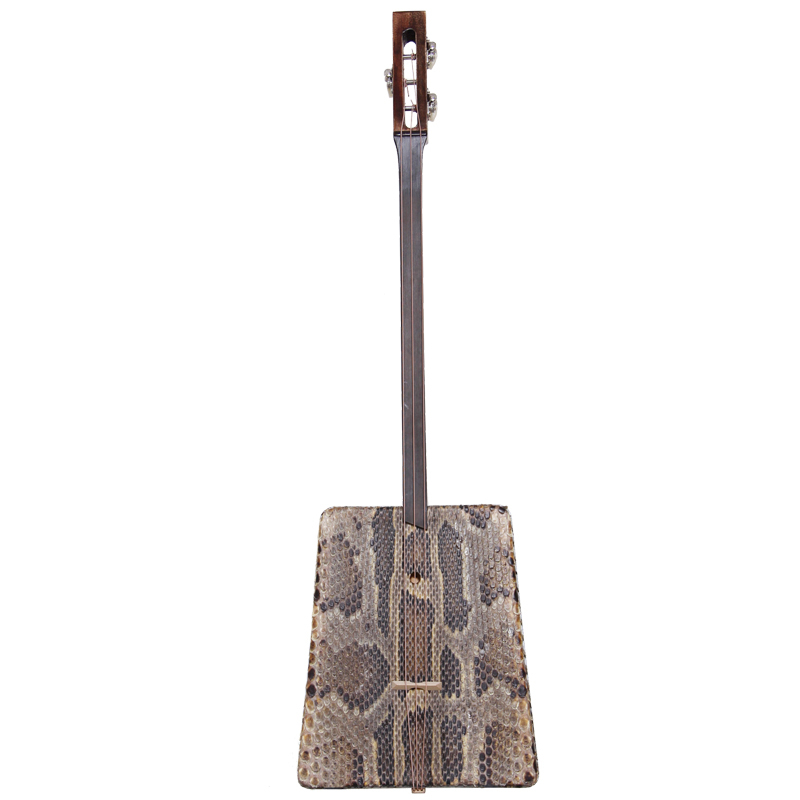 梵巢民族弹拨乐器成人儿童练习表演考级初级图瓦三弦手工蒙皮枫木材质