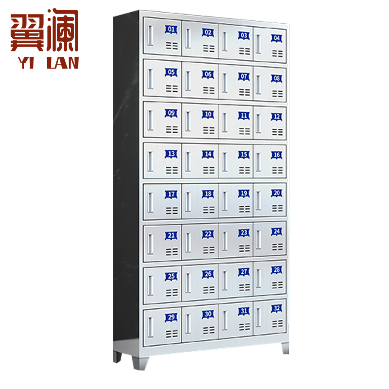 翼澜 不锈钢碗柜三十二门 台高清大图