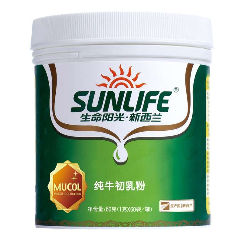 [优惠套餐]生命阳光--新西兰纯牛初乳粉60g与骨健乐调制乳粉(富含乳钙)150克组合装