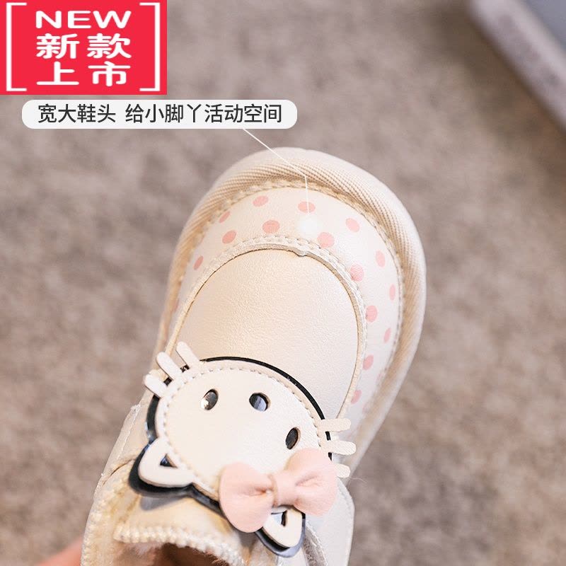 可莉允女宝宝雪地靴小童婴儿棉鞋加绒加厚1-3岁女童靴子冬季软底学步鞋2图片