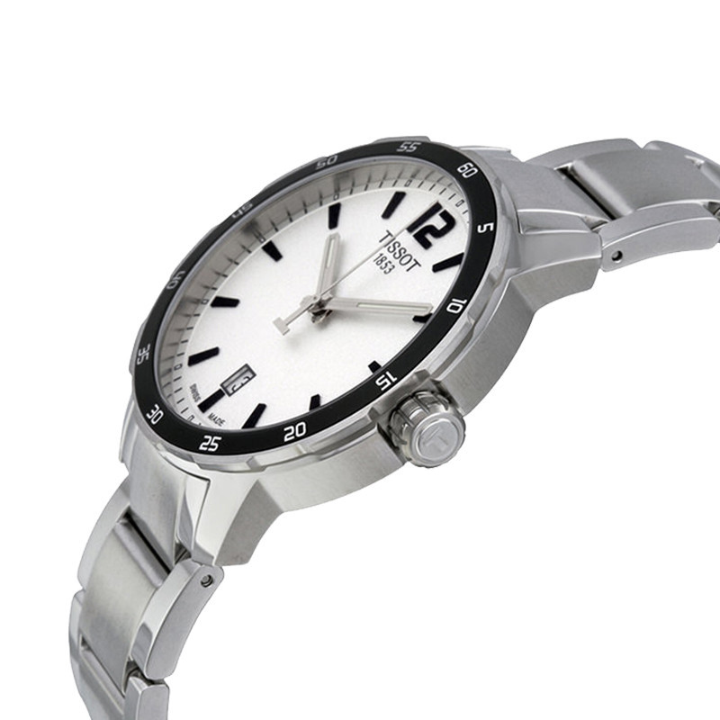 天梭(TISSOT) 经典系列 手表 石英表 男 钢链表带 商务
