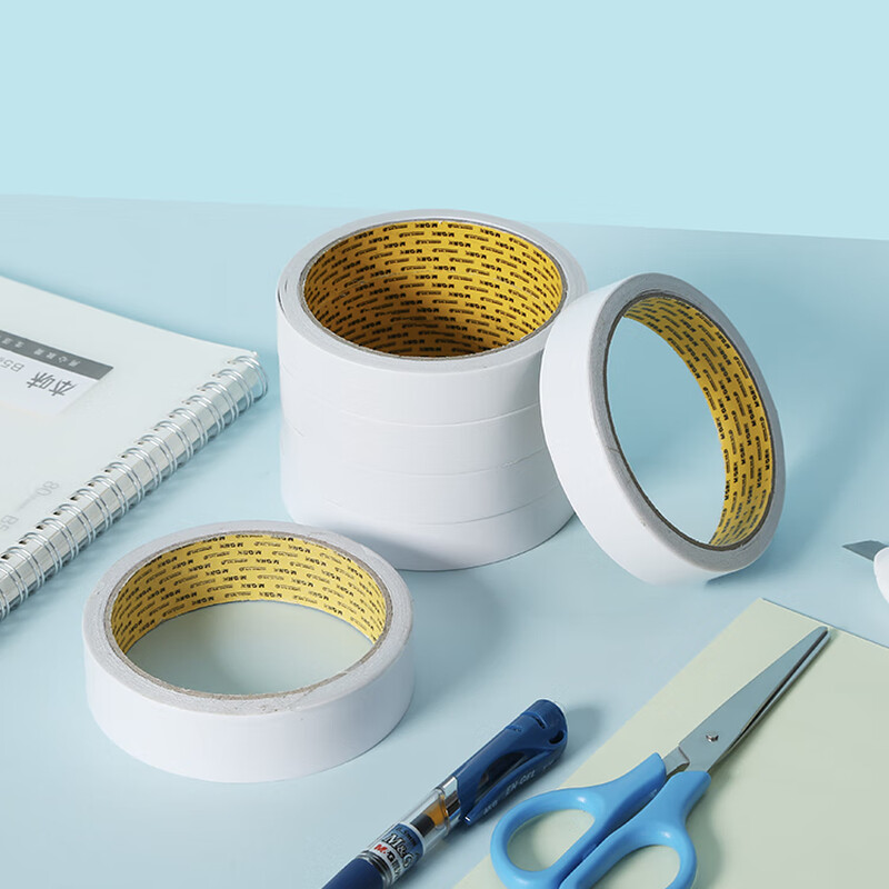 晨光(M&G)双面棉纸胶带18mm*10y-16卷/筒AJD95746高清大图