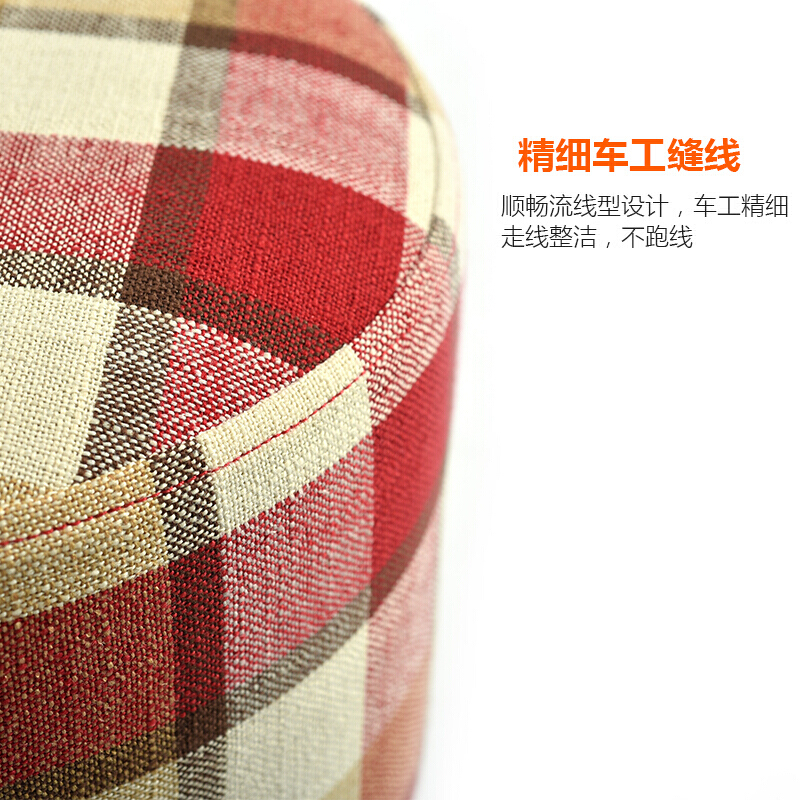 实木小凳子时尚小板凳创意沙凳布艺圆凳家用茶几凳换鞋凳