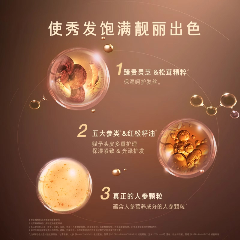黑吕洗护套装 Ryo/吕臻萃奢护焕活滋养强韧洗发水400ml+护发乳400ml高清大图