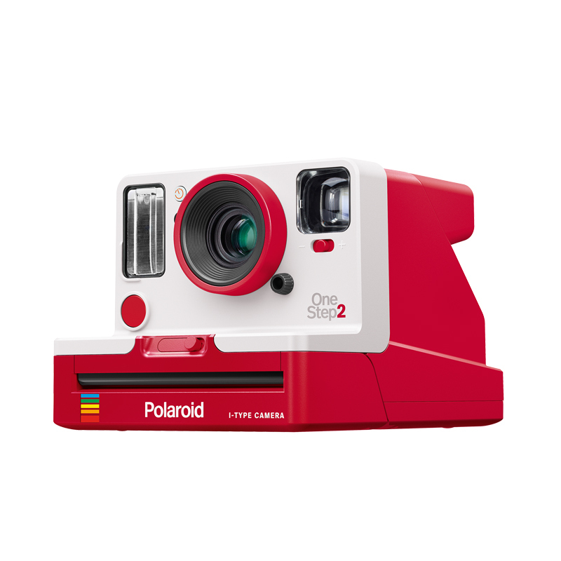 宝丽来polaroid彩虹机onestep2vf版拍立得相机一次成像红色套装二