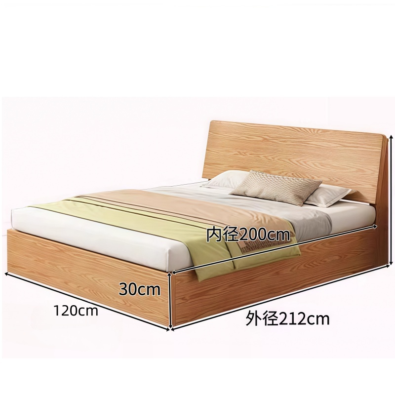 豫龙都床实木单人张高清大图