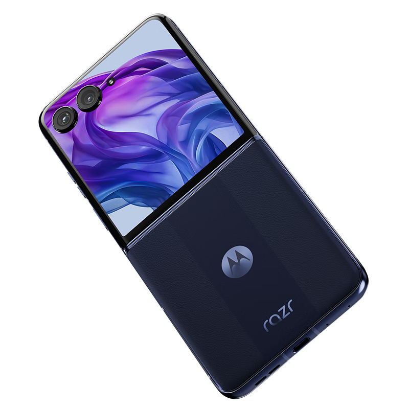 摩托罗拉moto razr 50 Ultra 复古丹宁 12GB+512GB 骁龙8S Gen3芯 4英寸+6.9英寸双屏 IPX8抗水 45W快充 5GAI手机高清大图