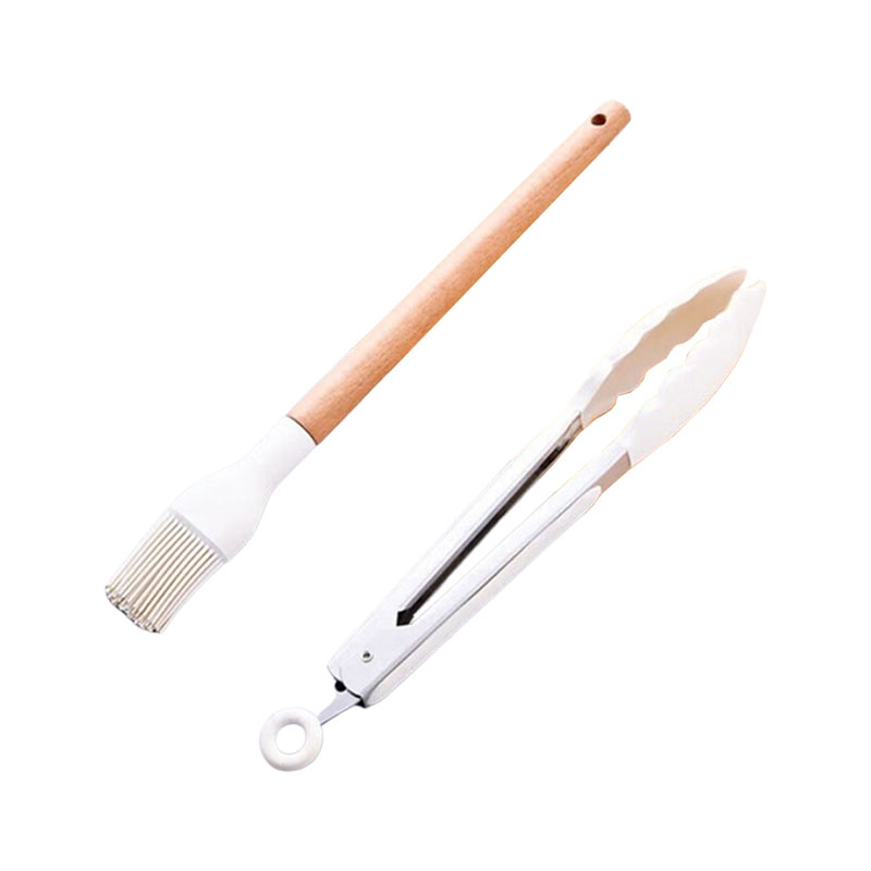 尚烤佳烧烤油刷硅胶食品夹烧烤夹子非烟烧烤工具套装SKJ-472