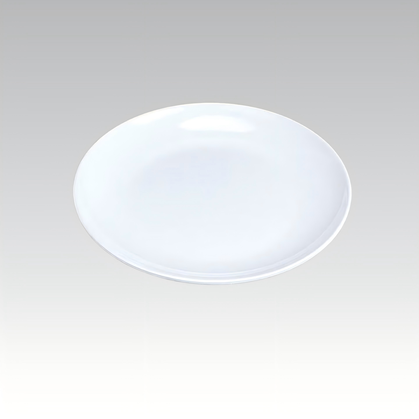 赞康密胺快餐盘仿瓷盖浇饭专用盘 10寸浅式圆盘加厚 A5密胺食品级