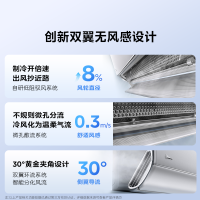 美的空调 无风感云朵Pro 大1.5匹 安睡空调 母婴级净护 安静省电 KFR-35GW/N8WF1Pro
