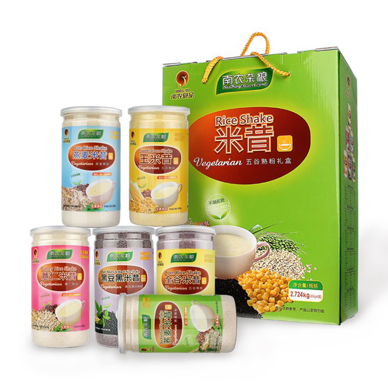 南农 米昔中老年人米糊状流食 稀速食代餐粉 米昔套装 454g*6罐(无添加蔗糖)