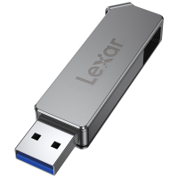 雷克沙(Lexar)D30C U盘 32GB USB3.1与Type-C双接口读130MB/s手机电脑两用金属外壳 银色