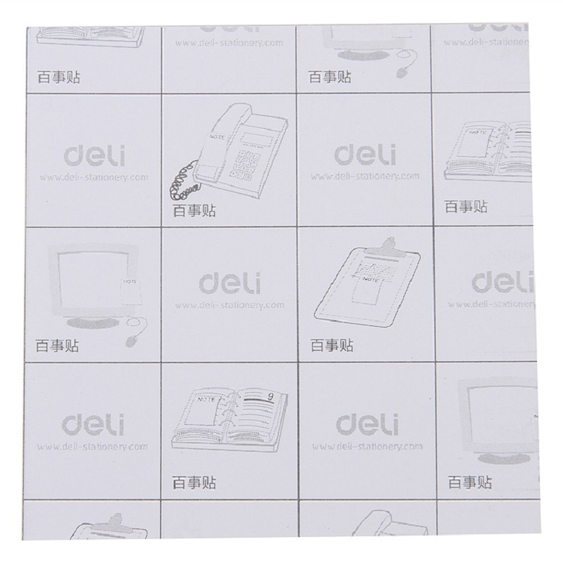 [精选]得力(deli) 7733百事贴(淡黄)76*76mm(包)(1包价格)[XC]