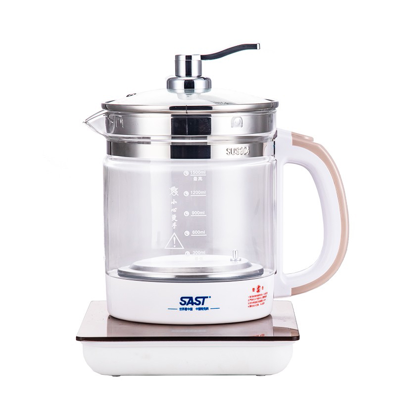 先科SAST XH-810A 电水壶 1.5L花茶壶 智能感温800W多功能茶壶可立式提手 (单位:件)