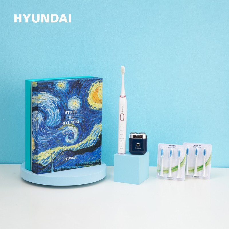HYUNDAI 电动牙刷&剃须刀商务套装-YT805 电动牙刷+ 剃须刀