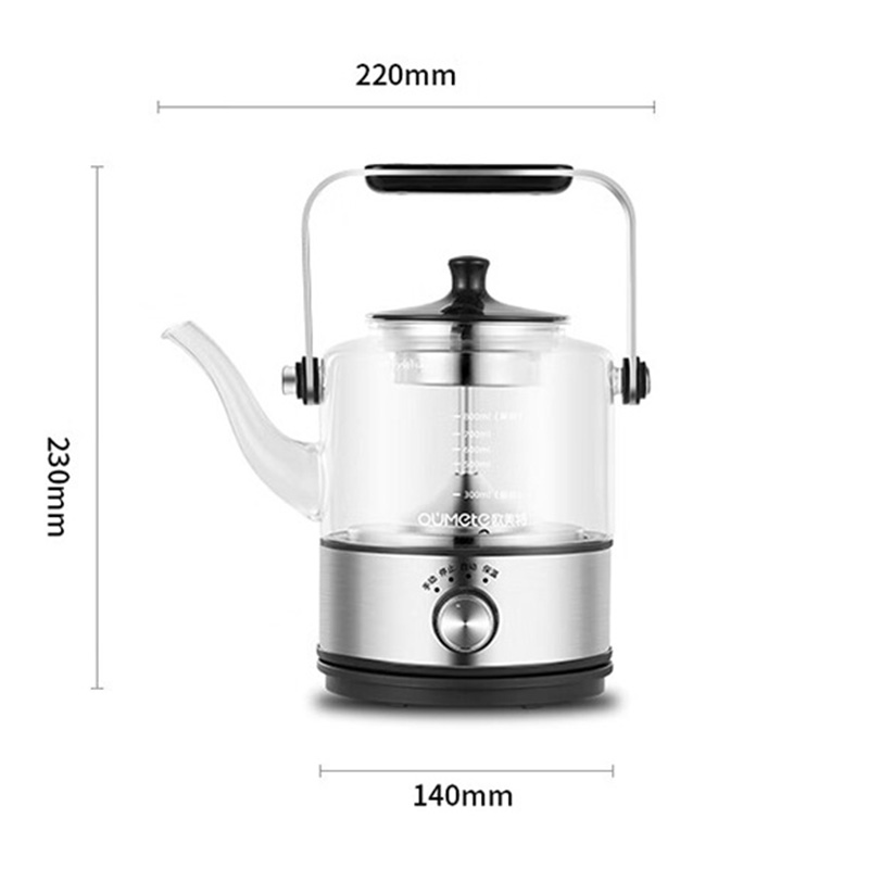 欧美特煮茶器0.8L煮茶壶养生壶电水壶OMT-PC0805A高清大图