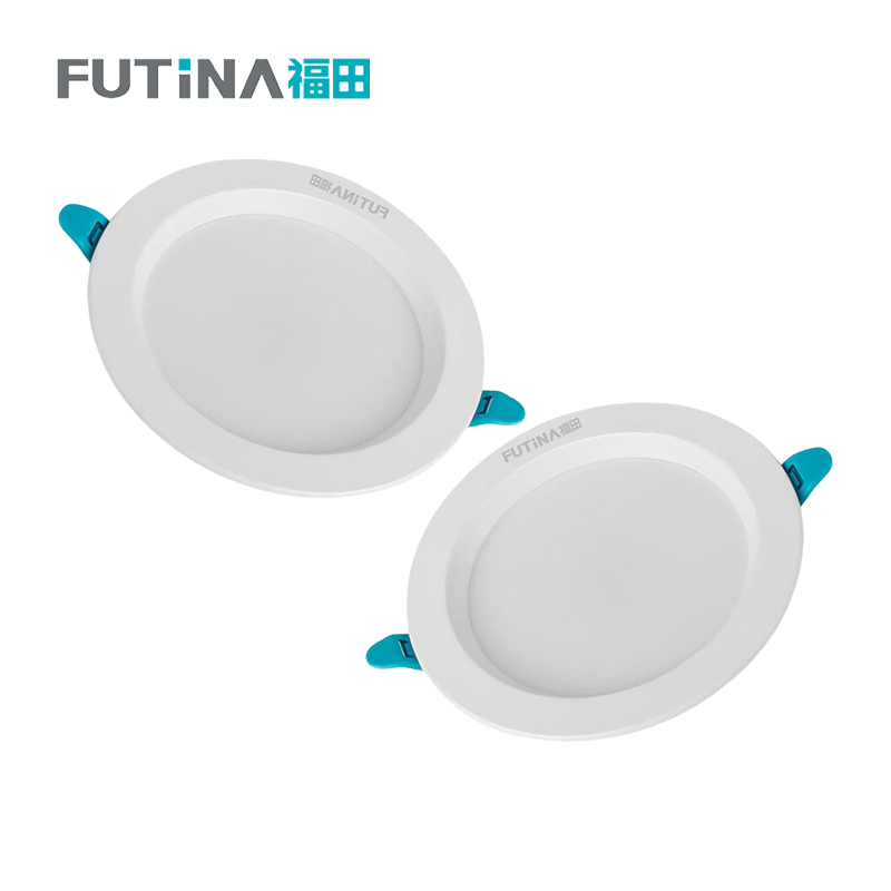 福田 LED筒灯 吊顶孔灯嵌入式洞灯过道走廊灯 单位：个高清大图