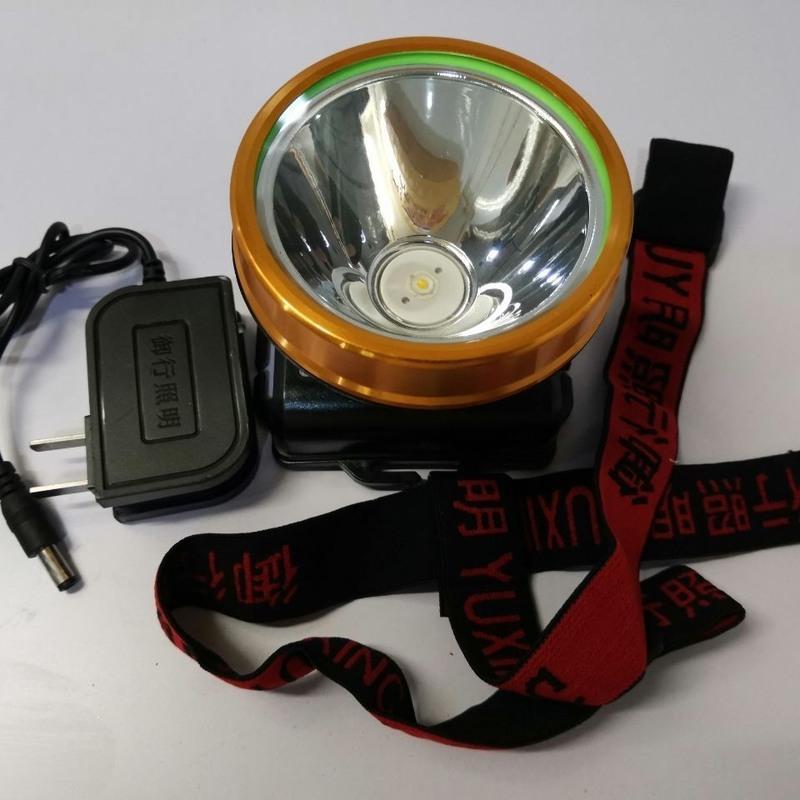 御行100w超强光头灯a380led白光远射锂电黄光夜钓大功率超亮矿灯视频