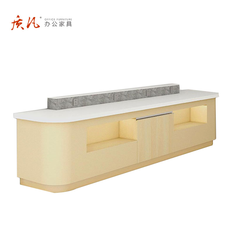 质凡现代简约单面岛台4000*700*850mm高清大图
