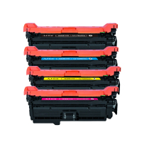 艾洁 CE400A/507A硒鼓四色套装 适用惠普HP 551n 575dn fw 570dw 507A彩色激光打印机