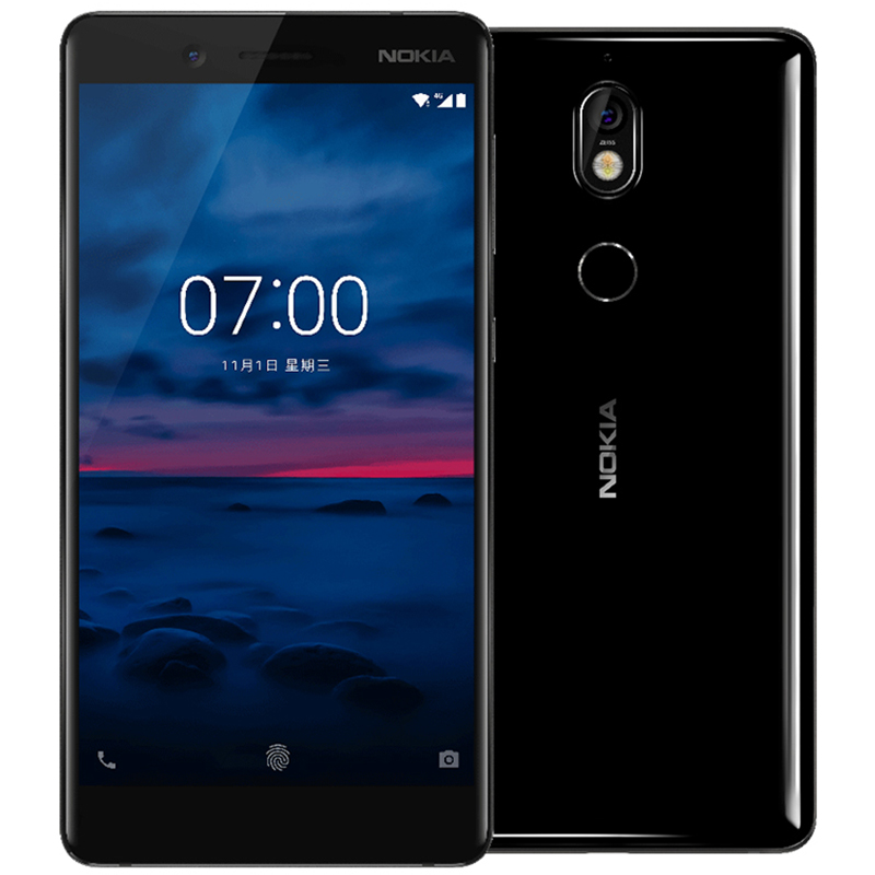 [到手1399]Nokia/诺基亚7 4GB+64GB 黑色 移动联通电信4G手机高清大图