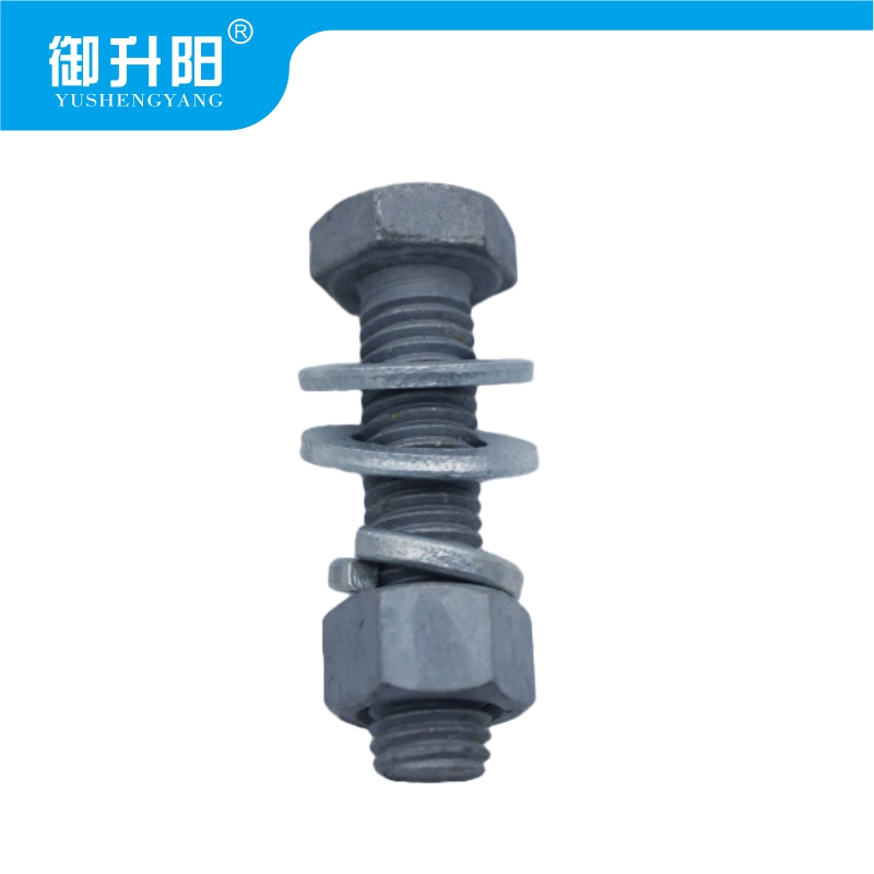 御升阳 热镀锌螺栓 M12*60 强度6.8级 每套高清大图