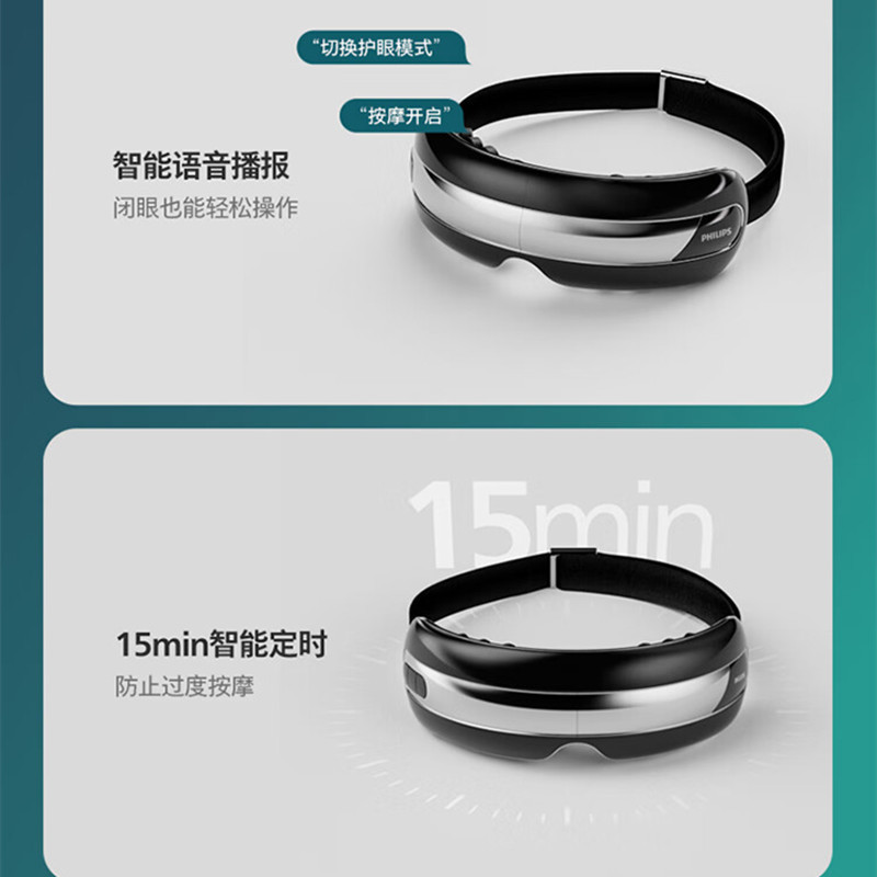 飞利浦(PHILIPS)PPM5203E 点振式眼部按摩器 223*116*75mm(单位:台)高清大图