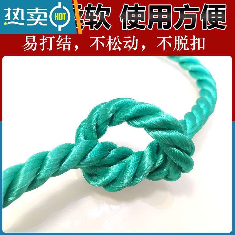 敬平尼龙绳晾衣绳户外晒被子绳子拉绳耐磨多功能塑料粗细编织货车 2毫米100米.高清大图