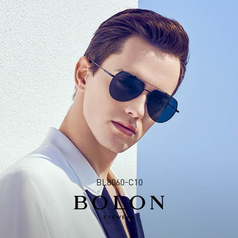 bolon暴龙眼镜时尚蛤蟆镜不规则偏光太阳镜开车墨镜男bl8060