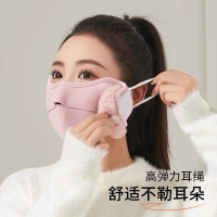 保暖耳套女加绒加厚口罩护耳朵骑行面罩二合一防风骑车护脸男