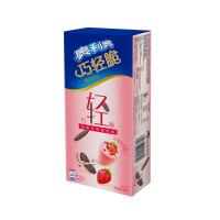 奥利奥(OREO) 夹心饼干 零食 巧轻脆薄片清新草莓酸奶味190g