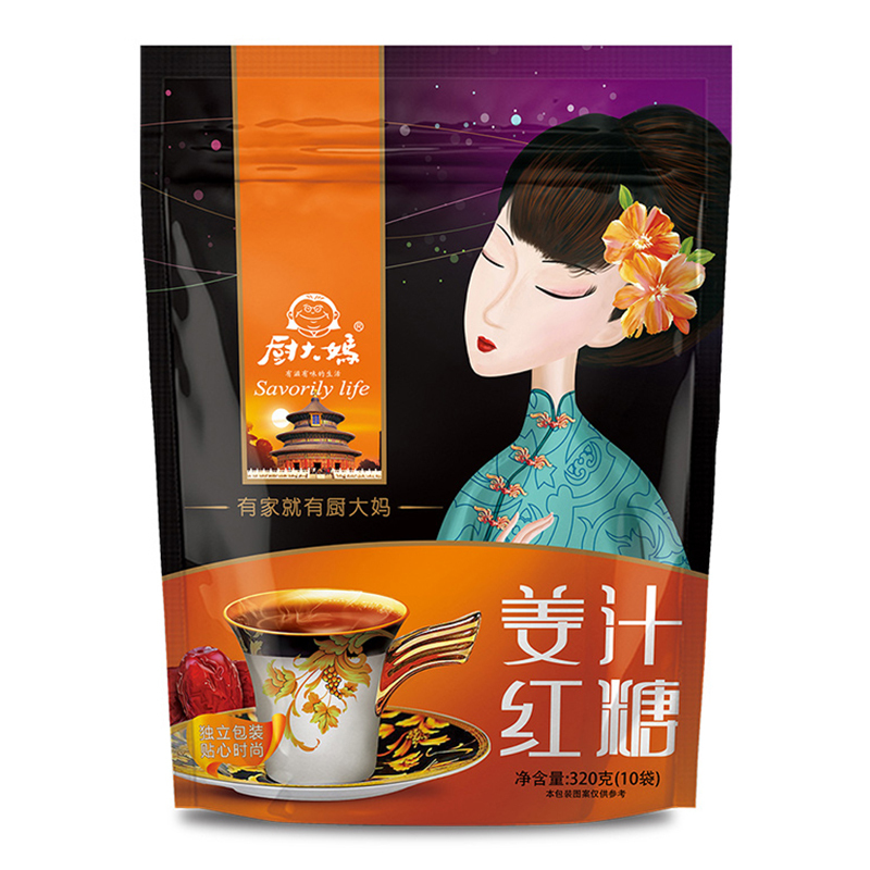 厨大妈姜汁红糖320g