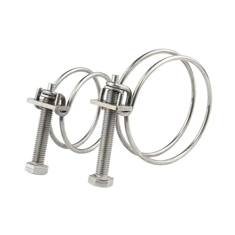 伟鹏双兴 不锈钢双钢丝喉箍卡箍管卡 30-34mm 个高清大图