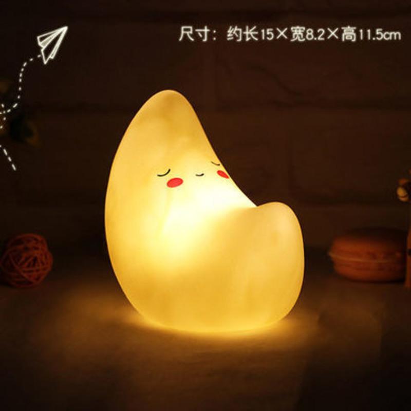 生日礼物女夜灯卧室灯星星月亮儿童房灯护眼睡眠床头灯小夜灯批发 星空灯小夜灯